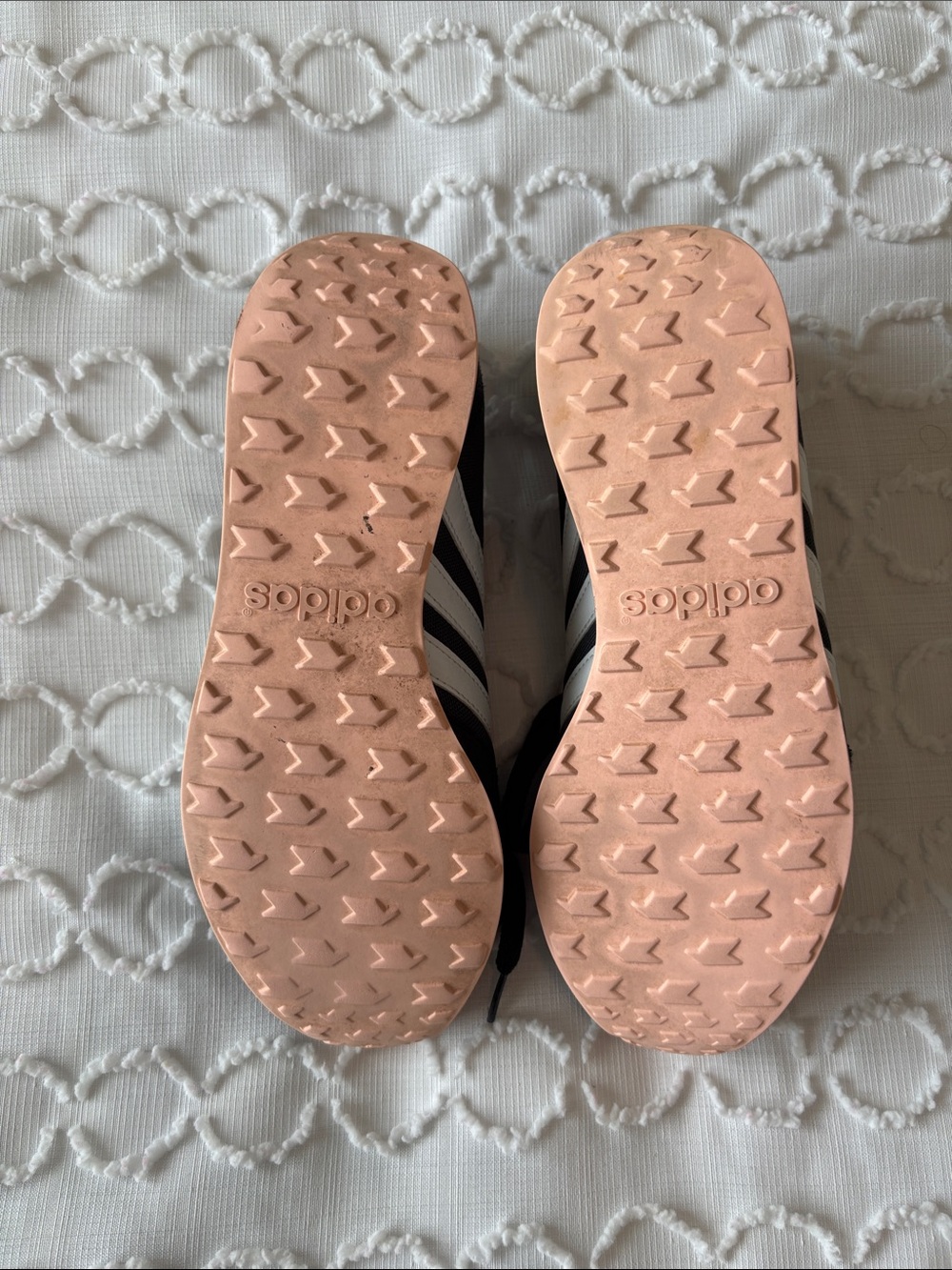 adidas Black Sneakers with White Stripes - Picture 5 of 5